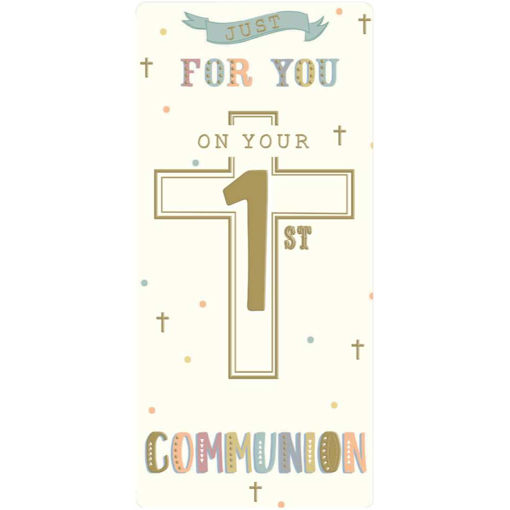 Picture of JUST FOR YOU ON YOUR 1ST COMMUNION MONEY WALLET